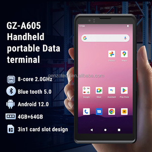 GENZO A605 IP67 <span class=keywords><strong>PDA</strong></span> Lecteur de codes-barres 2D <span class=keywords><strong>PDA</strong></span> industriel robuste portable Android - Product Image 2