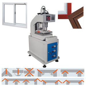 Machine à souder à tête unique Eworld 380V, moteur haute rigidité, équipement de fabrication de fenêtres et de portes en PVC, puissance 2,5 kW, garantie 1 an - Product Image 1