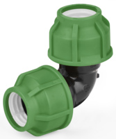 Raccord rapide en HDPE Raccord enfichable en PP Raccord de tuyau d'eau OEM de grande qualité Raccords à compression en PP pour systèmes d'irrigation