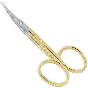 Tijeras de manicura con logotipo personalizado 2024 con tijeras de belleza de Color sólido elegante, hoja recta de acero inoxidable afilada, mango de plástico - Product Image 5