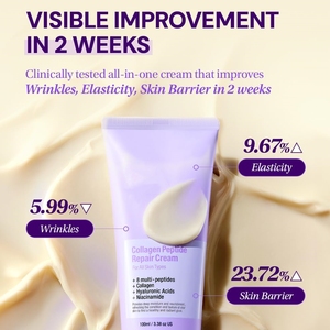 2025 soins de la peau coréen 8-multi peptides collagène acides hyaluroniques 4 en 1 <span class=keywords><strong>Anti</strong></span>-âge <span class=keywords><strong>Anti</strong></span>-rides collagène <span class=keywords><strong>crème</strong></span> pour le visage - Product Image 3