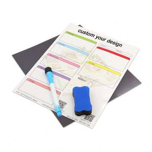 Customised Logo <b>Fridge</b> Magnetic Meal Planner Agenda <b>Board</b> Erasable Magnetic Refrigerator Calendar - Product Image 2