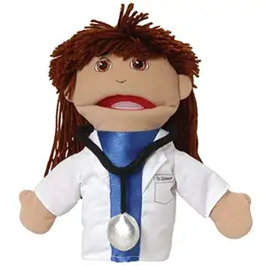 Custom plush Children's Multi-Ethnic Professional Puppets