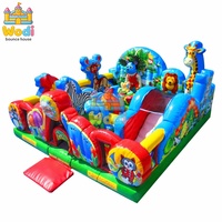Structure gonflable WODI de qualité commerciale en PVC de 0,55 mm, combo gonflable, château gonflable, jungle gonflable pour enfants et adultes, WODI CE/UL disponible