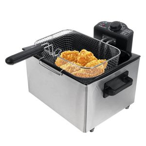 Friteuse SOKANY 5L multifonctionnelle : Friteuse à frites, Four, Marmite, Poulet frit, Thermostat réglable, Ustensile de cuisine - Product Image 3
