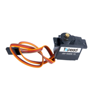 Micro servo numérique 14g 6V 2.3kg 0.1s à engrenages métalliques rapides, moteur PWM à large plage de tension 3V-8.4V pour avion et hélicoptère RC