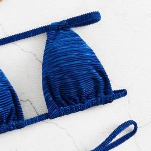 Traje de Baño de Dos Piezas con Estampado Tropical Personalizado, Traje de Baño para Parejas, Bikini para Mujer en Venta - Product Image 3