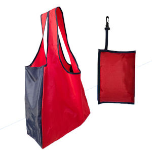 Sac d'épicerie de supermarché écologique promotionnel en usine sac fourre-tout à motif imperméable personnalisé sac pliant réutilisable pour les achats en nylon - Product Image 5