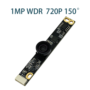 โมดูลกล้อง USB 1MP 720P WDR เซ็นเซอร์ CMOS 150 °   มุมมองการมองเห็นสำหรับอุปกรณ์ควบคุมการเข้าออกและระบบจดจำใบหน้า - Product Image 1