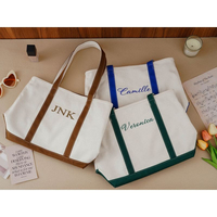 Grand sac fourre-tout en toile de coton personnalisé pour femmes, fabriqué en Chine, sac à bandoulière réutilisable fait main avec fermeture ouverte et compartiment pour ordinateur portable