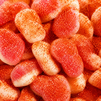 Bonbons piquants OEM, bonbons gélifiés, bonbons sucrés et acidulés, halal, en vrac, favoris de TikTok
