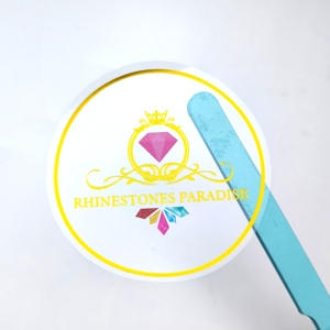 ملصقات شفافة فاخرة مخصصة بورق ذهبي مقاومة للماء ذاتية اللصق - Product Image 5