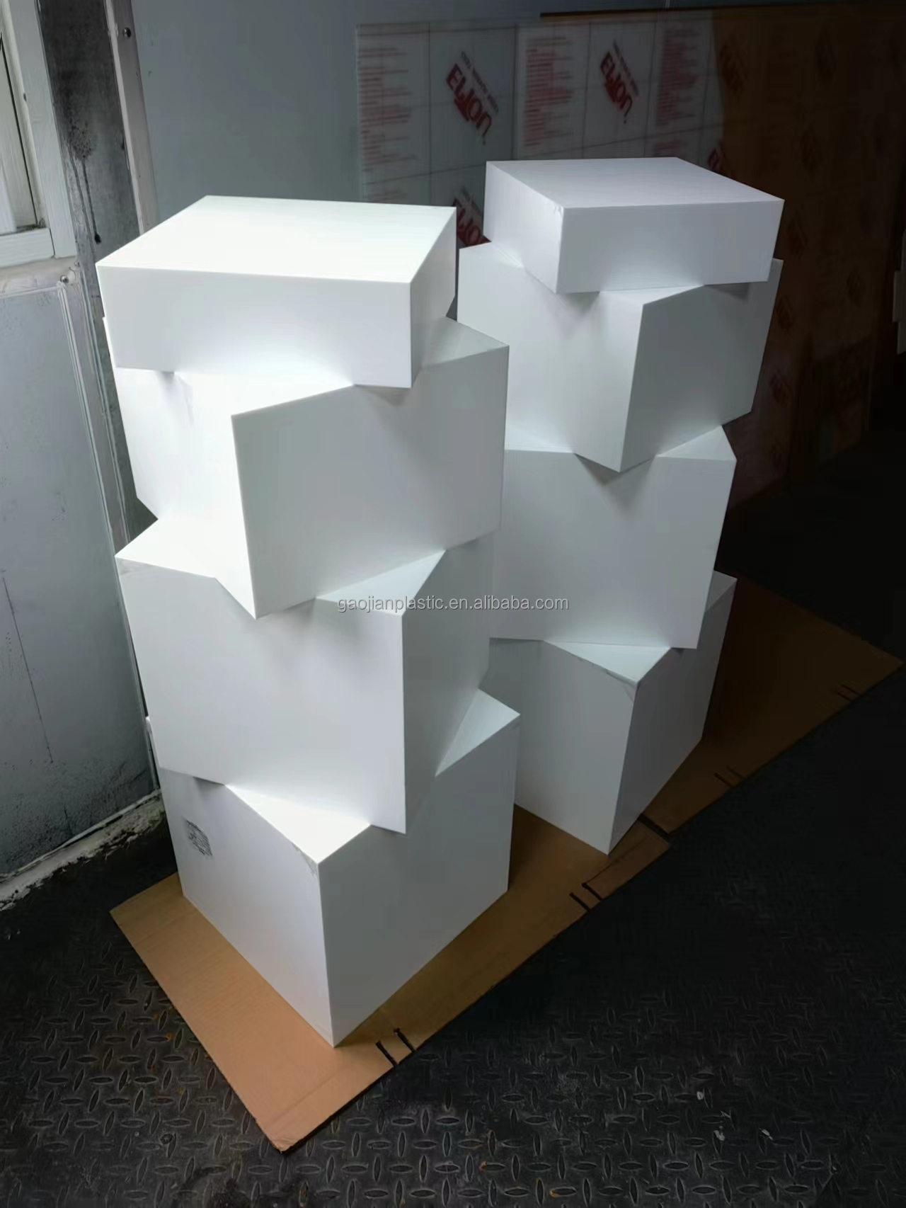 Espositore Torte Vassoio Portata 3 Livelli Bianco - Per Dessert