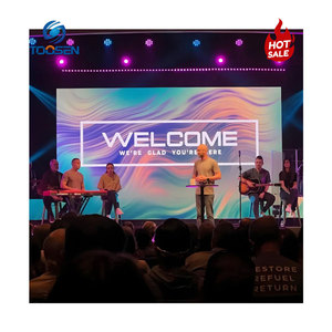 Kỹ thuật số biển quảng cáo p3.91 LED hiển thị tầm nhìn Bảng điều chỉnh kỹ thuật số biển giai đoạn cho thuê quảng cáo cho thuê Màn hình LED Tường sống painel - Product Image 1