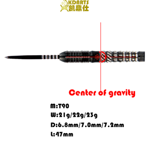 Прямые продажи с китайской фабрики, высокое качество, хорошая цена, черные Профессиональные вольфрамовые дротики - Product Image 4