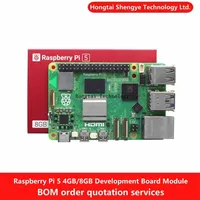 Raspberry Pi 5 4GB 8GB Original Baru, Papan Pengembangan Komputer, Modul Kecerdasan Buatan AI, Pemrograman Python, Kit Linux
