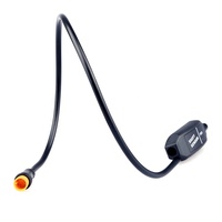 Pièces détachées pour vélo électrique, capteur de changement de vitesse du moteur central, câble de connecteur étanche à 3 broches, respectueux de l'environnement pour Bafang BBS01 BBS02 BBSHD