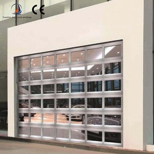 Kit de porte de garage extérieure automatique enroulable isolée coupe-vent en aluminium avec design moderne - Product Image 4