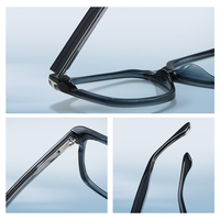 Vente en gros de lunettes de protection contre la lumière bleue classiques personnalisables, tendance, populaires, style Ins, montures carrées unisexes