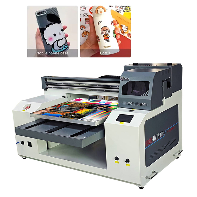 2025 New Mini LED UV Inkjet Printer for Card Mug Bottle Phone Case  XP600 Print Head  6060  Printer Flex