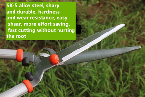 Workpro — cisailles de jardin pour tailler les bordures, combat pour tailler les <span class=keywords><strong>haies</strong></span>, avec poignées confortables - Product Image 2