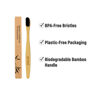 2023 nouveau meilleur produit 100% biodégradable marque privée bambou biologique Nano 10000 poils brosse à dents souple