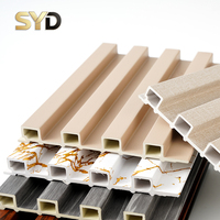 Revestimiento de Pared Acanalado de PVC Pima Moderno - Impermeable, Insonorizado, Resistente al Fuego, Aislamiento Térmico, Ecológico, Modelo PW 20530 para