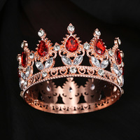 Couronne Bouquet de Fleurs en Argent et Or Décoration de Gâteau d'Anniversaire Reine, Accessoires Floraux, Fournitures de Décoration de Gâteau de Pâques