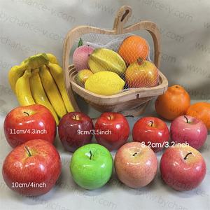 Fruta decorativa de Navidad, manzana roja falsa grande realista, manzana de espuma impermeable reutilizable para centros de mesa de fiesta - Product Image 2