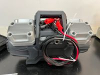 Compresseur d'air pour tracteur HF102 4X4 320L, gonfleur de pneus 12V, fournisseur d'usine, pompe à air puissante et compresseurs portables
