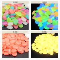 Qipuwei vend du sable de fond de réservoir de poisson chaud, des galets de paysage de plantes en pot, des pierres fluorescentes colorées, un St lumineux artificiel