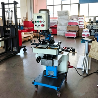 Machine à fraiser les bords des plaques d'acier autopropulsée BC-60L, coupeuse à froid automatique pour plaques de 6 à 60 mm d'épaisseur, préparation de soudures