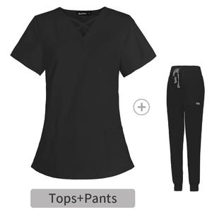 Uniforme de Enfermería Personalizado de 4 Vías Elásticas, Mezcla de Spandex, Poliéster y Rayón, Uniforme de Hospital, Traje de Enfermera, Conjunto de Uniforme Deportivo para Mujer - Product Image 6