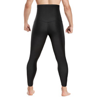 Leggings de Compression Ajustables pour Hommes, Effet Sauna, Polymère Rétention de Chaleur, Pantalons de Fitness, Vêtements de Sport pour la Gym