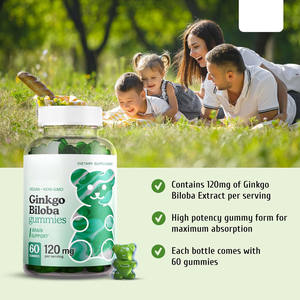 Жевательные конфеты с экстрактом гинкго билоба для улучшения памяти и когнитивных функций, улучшения кровообращения, OEM-производство, индивидуальные жевательные добавки - Product Image 5