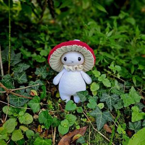 Kaiyue bé 100% thủ công Crochet sinh vật làm tổ nấm đồ chơi trang trí sang trọng trang trí nội thất handmade Crochet bông búp bê - Product Image 6