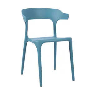 현대 Silla Cadeira 스태킹 플라스틱 의자 카페 레스토랑 가구 사용 PP 식사 플라스틱 의자 카페