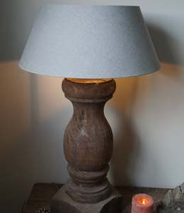 Lampadaire en bois de style Art Déco avec motif végétal Lampe sur pied pour salon Loft Studio Restaurant Décor Carton Boîte incluse - Product Image 3