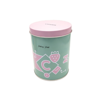 Boîte ronde en fer blanc personnalisée avec revêtement UV, qualité alimentaire, pour biscuits, thé, café, boissons - Étanche, recyclable, couleur personnalisée, OEM