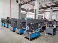Vente chaude 150 rotation/min rouleau à rouleau Machine d'impression d'étiquettes rotatives pour taffetas en nylon, étiquettes de soin de lavage de vêtement