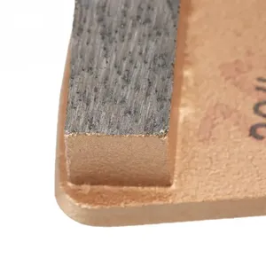 Outils de polissage au diamant trapézoïdal à 2 segments de qualité supérieure plaques de meulage de polissage humide pour une préparation efficace de la surface en béton OEM - Product Image 5