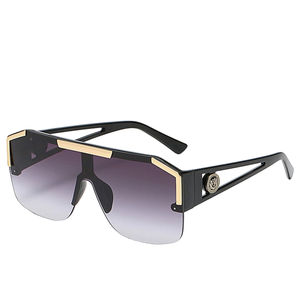 Nouvelles lunettes de soleil monobloc UV400 Le <span class=keywords><strong>Roi</strong></span> <span class=keywords><strong>Lion</strong></span>, style sportif tendance européen et américain, monture complète perforée - Product Image 4