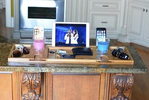 Venta al por mayor Extensible Natural Bamboo Bañera <span class=keywords><strong>Caddy</strong></span> Bandeja Extensible Juegos de Baño - Product Image 6