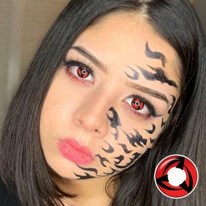 Lentilles <span class=keywords><strong>de</strong></span> <span class=keywords><strong>contact</strong></span> pour les yeux Offre Spéciale <span class=keywords><strong>Halloween</strong></span> Sharingan Lentilles <span class=keywords><strong>de</strong></span> <span class=keywords><strong>contact</strong></span> <span class=keywords><strong>de</strong></span> couleur rouge dessin animé japonais annuel doux - Product Image 5