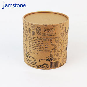 Emballage de tube de papier de boîte de cylindre de carton imprimé par coutume de conception libre de matériaux écologiques - Product Image 1