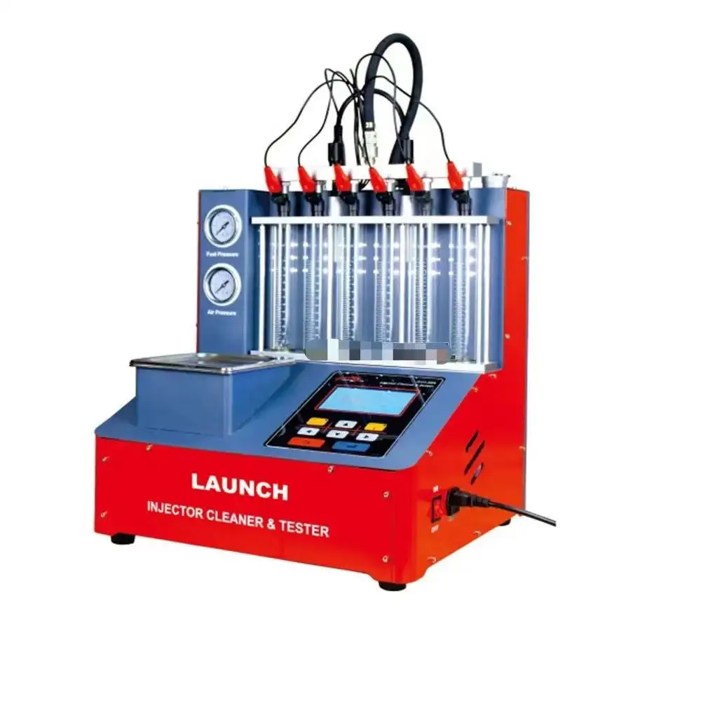 Latest Launch CNC-801 GDI Fuel injector tester 6 cylinders Launch Ultrasonic injector cleaner