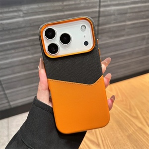 เคสโทรศัพท์หนังหรูหราสองสี ปี 2025 พร้อมช่องใส่บัตร ป้องกันแรงกระแทก ทนทาน ป้องกันการตก สำหรับ iPhone 17 เคสโทรศัพท์มือถือรุ่นใหม่ - Product Image 3