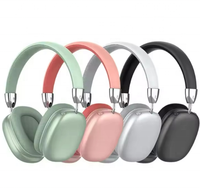 Casque sans fil ANC avec microphone, casque Bluetooth supra-auriculaire pour appels et réunions, casque à réduction de bruit