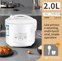 Cuiseur à riz personnalisé pour 3-4 personnes, adapté à un usage domestique, en dortoir, mini cuiseur à riz, pot antiadhésif, cuiseur à riz