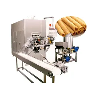 Minimal product waste Enhance Output Line Production Of Egg Roll Wafer Roll Whole Line Complete Automatic Wafer Stick Machine